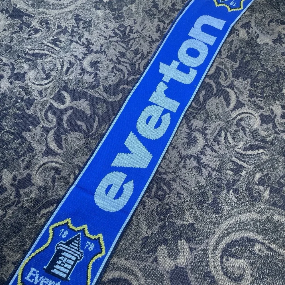 Everton FC Soccer Football Scarf New Blue White Black A